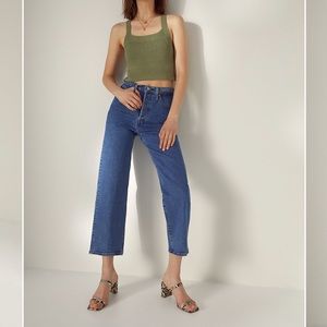 Aritzia Cayenne top in coral